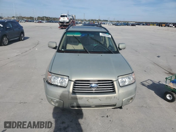 2007 Subaru Forester X w/Premium Pkg with VIN JF1SG65667H707349, listed as a Copart auction lot 43974994 with 99,437 mi miles and Salvage Title. Bid and sale history available at carsss.com. Image 5.