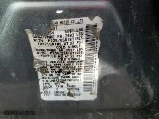 2007 Nissan Murano SL with VIN JN8AZ08W97W658351, listed as a Copart auction lot 51098515 with 148,467 mi miles and Salvage Title. Bid and sale history available at carsss.com. Image 13.