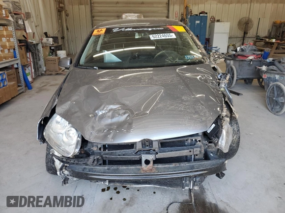 2009 Volkswagen Rabbit S with VIN WVWAB71K29W124868, listed as a Copart auction lot 62224655 with 142,262 mi miles and Salvage title. Bid and sale history available at DreamBid. Image 5.