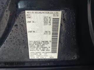 2016 Nissan Altima SR with VIN 1N4AL3AP0GC165604, listed as a IAAI auction lot 41755313 with 201,692 mi miles and . Bid and sale history available at DreamBid. Image 9.