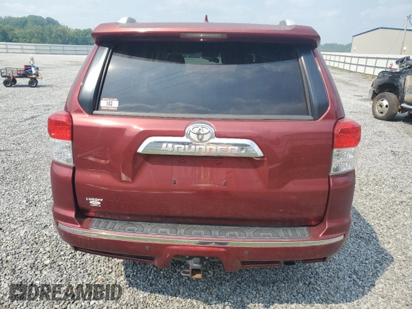 2012 Toyota 4Runner SR5 z VIN JTEZU5JR5C5038834, wystawiony jako Copart lot #54967155 z przebiegiem Nie podano mil oraz Szkoda całkowita • Salvage title. Historia ofert i sprzedaży dostępna na DreamBid. Obrazek 6.