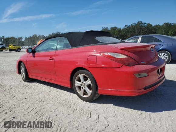 2007 Toyota Solara SE with VIN 4T1FA38PX7U122910, listed as a Copart auction lot 76520414 with Not Provided miles and Salvage Title. Bid and sale history available at DreamBid. Image 2.