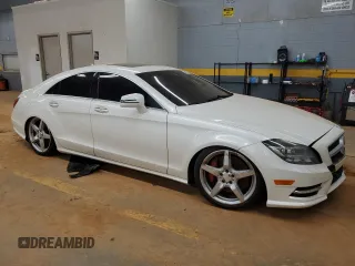 2014 Mercedes-Benz CLS-Class CLS 550 with VIN WDDLJ7DB1EA102123, listed as a Copart auction lot 53478605 with 143,847 mi miles and Clean Title. Bid and sale history available at carsss.com. Image 4.