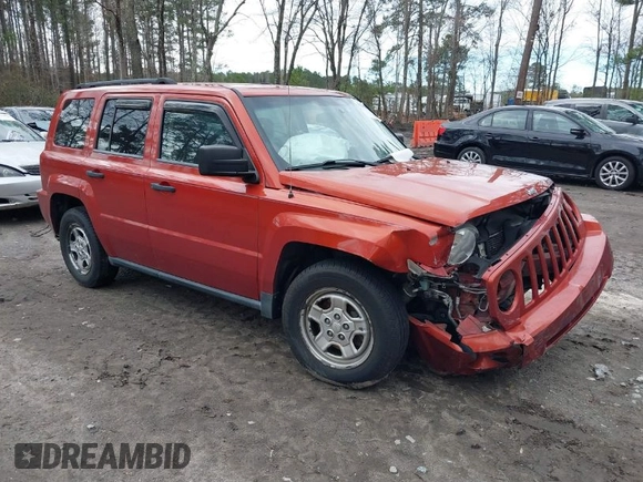 2009 Jeep Patriot Sport with VIN 1J4FT28B69D122011, listed as a IAAI auction lot 41740188 with 111,848 mi miles and . Bid and sale history available at DreamBid. Image 1.