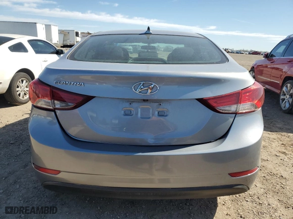 2015 Hyundai Elantra SE with VIN 5NPDH4AE2FH596915, listed as a Copart auction lot 48013245 with 89,939 mi miles and Salvage Title. Bid and sale history available at carsss.com. Image 6.