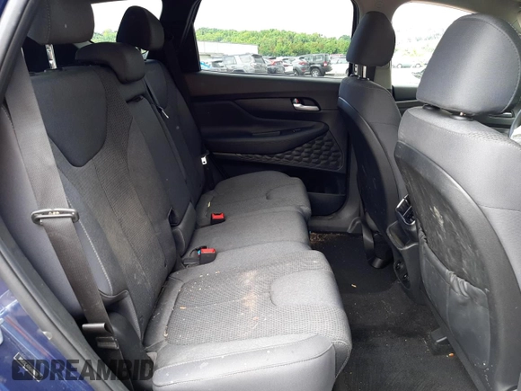 2020 Hyundai Santa Fe SE with VIN 5NMS2CAD0LH180221, listed as a Copart auction lot 55202262 with 0 mi miles. Bid and sale history available at carsss.com. Image 6.
