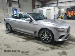 2023 Genesis G70 2.0T with VIN KMTG34TA6PU127017, listed as a Copart auction lot 77457834 with 28,324 mi miles and Clean Title. Bid and sale history available at DreamBid. Image 4.