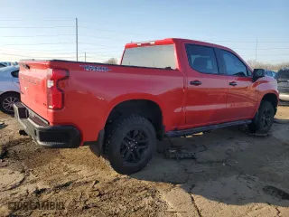 2020 Chevrolet Silverado 1500 LT Trail Boss with VIN 1GCPYFED7LZ161709, listed as a Copart auction lot 51999035 with 55,200 mi miles and Non Repairable. Bid and sale history available at carsss.com. Image 3.