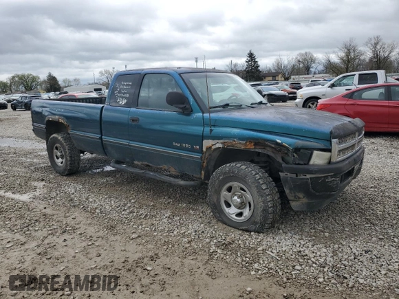 1997 Dodge 1500 with VIN 3B7HF13Z3VG780239, listed as a Copart auction lot 51706095 with 264,090 mi miles and Salvage title. Bid and sale history available at DreamBid. Image 4.