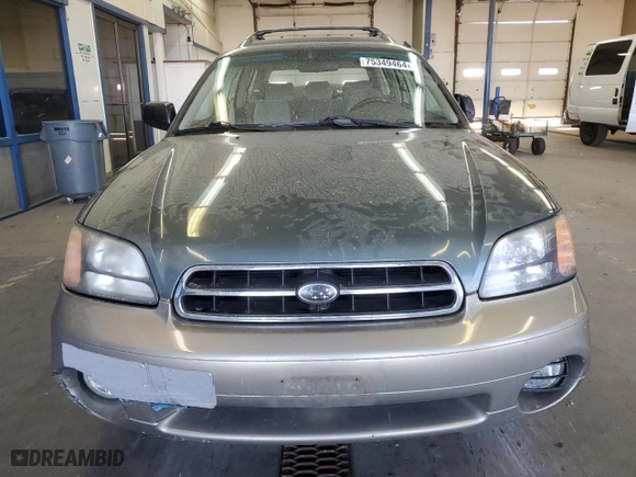 2001 Subaru Legacy Wagon Outback w/RL Equip with VIN 4S3BH675X17612530, listed as a Copart auction lot 75349464 with 140,074 mi miles and Clean Title. Bid and sale history available at carsss.com. Image 5.