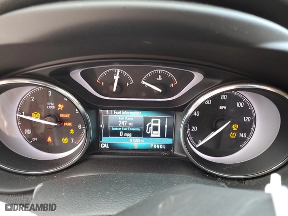 2020 Buick Envision Essence with VIN LRBFXCSA1LD226458, listed as a Copart auction lot 46991465 with 91,595 mi miles and Salvage Title. Bid and sale history available at carsss.com. Image 9.