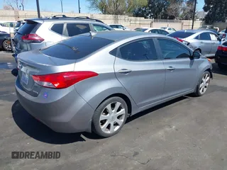 2012 Hyundai Elantra Limited with VIN KMHDH4AE5CU388816, listed as a IAAI auction lot 41817870 with 136,547 mi miles. Bid and sale history available at carsss.com. Image 4.