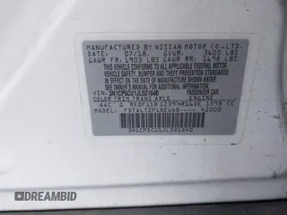 2018 Nissan Kicks SV with VIN 3N1CP5CU1JL521840, listed as a IAAI auction lot 41585895 with 79,824 mi miles and . Bid and sale history available at DreamBid. Image 9.