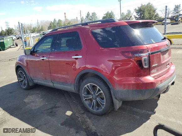 2013 Ford Explorer Sport with VIN 1FM5K8GT0DGB89465, listed as a Copart auction lot 50693565 with 216,167 mi miles and Non Repairable. Bid and sale history available at carsss.com. Image 2.