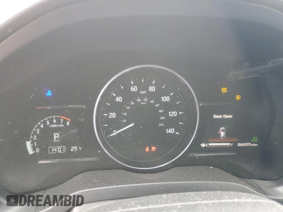 2022 Honda HR-V EX with VIN 3CZRU6H59NM731118, listed as a Copart auction lot 44976345 with 66,595 mi miles and Salvage Title. Bid and sale history available at carsss.com. Image 9.