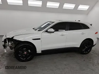 2020 Jaguar F-Pace 25t with VIN SADCS2FXXLA644566, listed as a Copart auction lot 49506525 with 80,763 mi miles and Salvage Title. Bid and sale history available at DreamBid. Image 1.