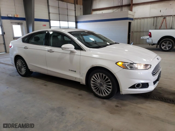 2013 Ford Fusion Titanium Hybrid with VIN 3FA6P0RU4DR334703, listed as a Copart auction lot 48821865 with 155,507 mi miles and Clean Title. Bid and sale history available at carsss.com. Image 4.