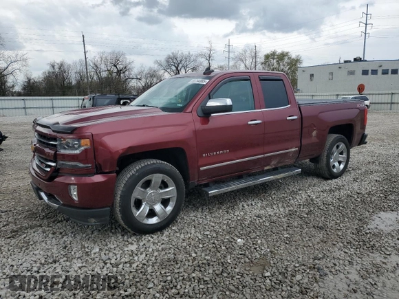 2016 Chevrolet Silverado 1500 LTZ with VIN 1GCVKSEC1GZ186975, listed as a Copart auction lot 50794885 with 119,347 mi miles and Salvage Title. Bid and sale history available at carsss.com. Image 1.