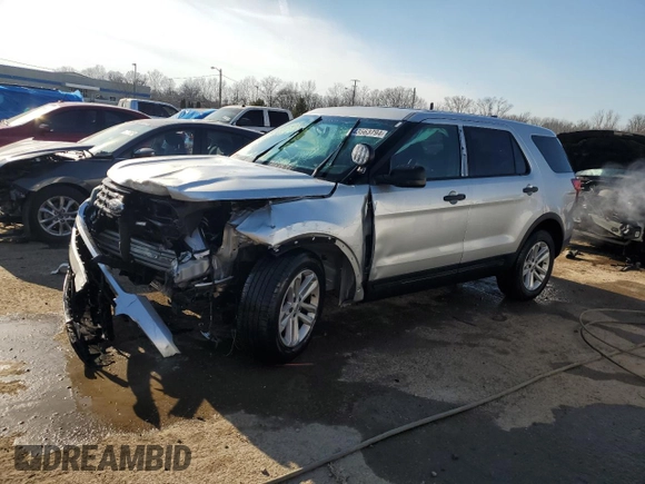 2016 Ford Utility Police Interceptor with VIN 1FM5K8AR8GGA08291, listed as a Copart auction lot 43563794 with 111,012 mi miles and Salvage Title. Bid and sale history available at carsss.com. Image 1.