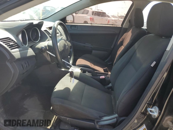 2010 Mitsubishi Lancer DE with VIN JA32U1FU1AU033370, listed as a Copart auction lot 65296834 with 144,485 mi miles and Salvage Title. Bid and sale history available at carsss.com. Image 7.
