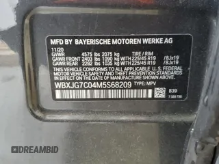 2021 BMW X1 sDrive28i z VIN WBXJG7C04M5S68209, wystawiony jako Copart lot #52099115 z przebiegiem 57 497 mil mil oraz Szkody całkowita. Historia ofert i sprzedaży dostępna na DreamBid. Obrazek 13.