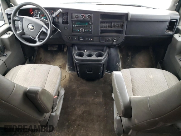 2016 Chevrolet Express Passenger LT with VIN 1GAZGPFG7G1184396, listed as a Copart auction lot 51427105 with 152,008 mi miles and Salvage title. Bid and sale history available at DreamBid. Image 8.