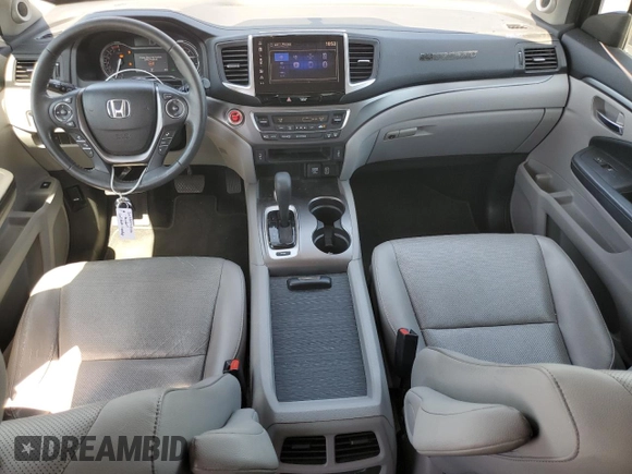 2019 Honda Ridgeline RTL-T with VIN 5FPYK2F68KB003907, listed as a Copart auction lot 61276325 with 59,612 mi miles and Salvage title. Bid and sale history available at DreamBid. Image 8.