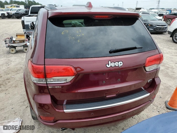 2017 Jeep Grand Cherokee Overland with VIN 1C4RJECG3HC868255, listed as a Copart auction lot 70207444 with 121,604 mi miles and Salvage Title. Bid and sale history available at carsss.com. Image 6.