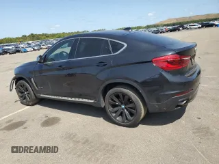 2017 BMW X6 xDrive35i with VIN 5UXKU2C3XH0U28599, listed as a Copart auction lot 53713523 with 78,052 mi miles. Bid and sale history available at carsss.com. Image 2.