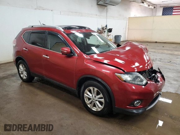 2014 Nissan Rogue S with VIN 5N1AT2MM4EC757621, listed as a Copart auction lot 48037485 with 155,123 mi miles and Clean Title. Bid and sale history available at carsss.com. Image 4.