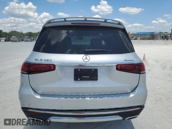 2021 Mercedes-Benz GLS 450 with VIN 4JGFF5KE5MA465206, listed as a Copart auction lot 55974954 with 60,964 mi miles and Salvage Title. Bid and sale history available at DreamBid. Image 6.