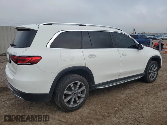 2021 Mercedes-Benz GLS 450 with VIN 4JGFF5KE6MA372050, listed as a Copart auction lot 66987174 with 78,528 mi miles and Salvage Title. Bid and sale history available at DreamBid. Image 3.