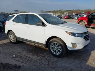 2019 Chevrolet Equinox LS with VIN 2GNAXSEV5K6211549, listed as a IAAI auction lot 41952039 with 266,104 mi miles. Bid and sale history available at carsss.com. Image 1.