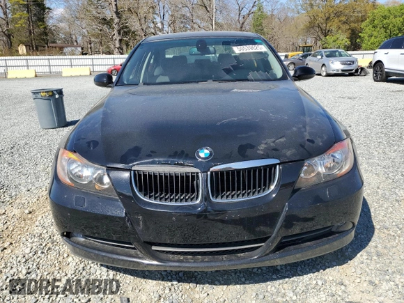 2007 BMW 3 Series 328xi with VIN WBAVC935X7KX58514, listed as a Copart auction lot 50539625 with 104,272 mi miles and Salvage Title. Bid and sale history available at carsss.com. Image 5.