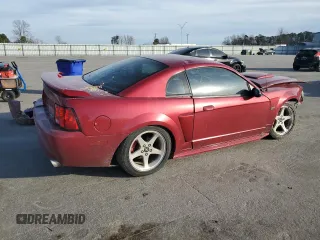 2003 Ford Mustang GT Deluxe with VIN 1FAFP42X43F447476, listed as a Copart auction lot 45862335 with 96,224 mi miles and Salvage Title. Bid and sale history available at carsss.com. Image 3.