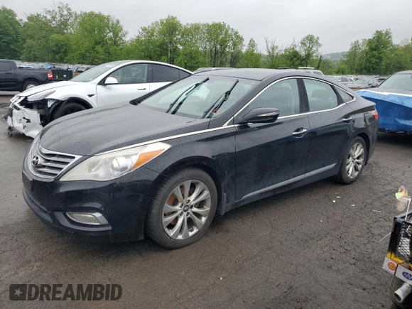 2013 Hyundai Azera with VIN KMHFG4JG2DA224164, listed as a Copart auction lot 58184245 with 206,811 mi miles and Clean title. Bid and sale history available at DreamBid. Image 1.