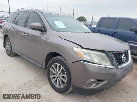2013 Nissan Pathfinder SV с VIN 5N1AR2MM6DC630527, выставлен на аукционе IAAI как лот 41241198 с пробегом 164 955 миль миль и . История ставок и продаж доступна на DreamBid. Изображение 1.