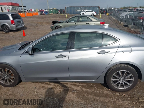 2019 Acura TLX with VIN 19UUB1F38KA010003, listed as a IAAI auction lot 41905610 with 28,644 mi miles. Bid and sale history available at carsss.com. Image 14.