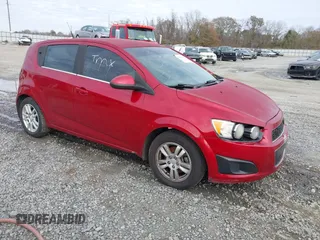 2013 Chevrolet Sonic LT with VIN 1G1JC6SH6D4119454, listed as a IAAI auction lot 41421826 with 190,121 mi miles. Bid and sale history available at carsss.com. Image 1.