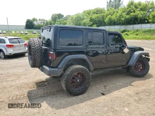 2020 Jeep Wrangler Unlimited Sport Altitude with VIN 1C4HJXDG2LW102854, listed as a Copart auction lot 60245695 with 134,575 mi miles and Non repairable. Bid and sale history available at DreamBid. Image 3.