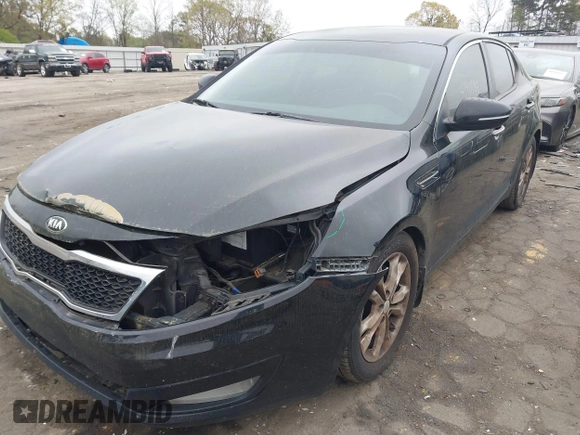 2013 Kia Optima EX with VIN 5XXGN4A78DG154186, listed as a IAAI auction lot 41911184 with 195,666 mi miles. Bid and sale history available at carsss.com. Image 17.