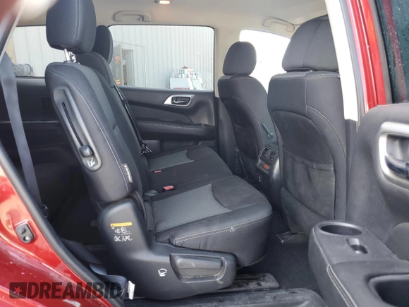 2018 Nissan Pathfinder SL with VIN 5N1DR2MM9JC668472, listed as a Copart auction lot 61376505 with 127,250 mi miles and Salvage title. Bid and sale history available at DreamBid. Image 11.