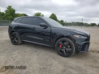 2024 Jaguar F-Pace SVR с VIN SADCZ2EE5RA737077, выставлен на аукционе Copart как лот 65398014 с пробегом 6 184 миль миль и Списание • Salvage title. История ставок и продаж доступна на DreamBid. Изображение 4.
