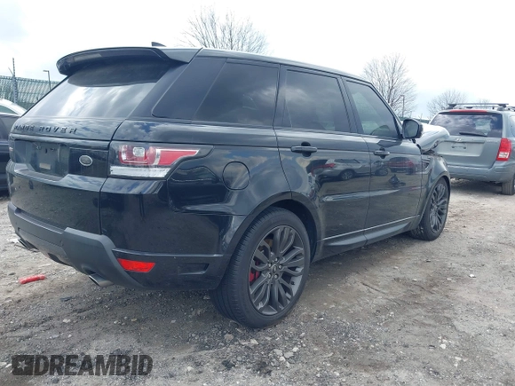 2017 Land Rover Range Rover Sport HSE Dynamic with VIN SALWV2FV1HA678152, listed as a IAAI auction lot 41886787 with 130,386 mi miles and . Bid and sale history available at DreamBid. Image 4.