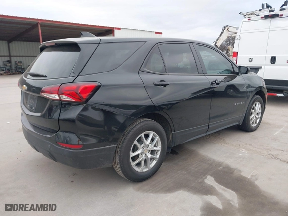 2024 Chevrolet Equinox LS with VIN 3GNAXHEG1RL235275, listed as a IAAI auction lot 41278566 with 48,546 mi miles. Bid and sale history available at carsss.com. Image 4.