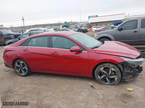 2021 Hyundai Elantra SEL with VIN KMHLN4AG0MU089130, listed as a IAAI auction lot 41499443 with 66,689 mi miles. Bid and sale history available at carsss.com. Image 13.