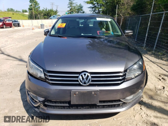 2015 Volkswagen Passat Limited Edition with VIN 1VWAT7A32FC079205, listed as a Copart auction lot 61529005 with 104,355 mi miles and Salvage title. Bid and sale history available at DreamBid. Image 5.
