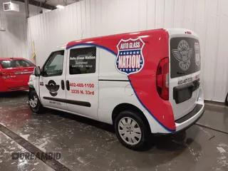 2017 Ram ProMaster City Cargo Van Tradesman SLT with VIN ZFBERFBB9H6E69115, listed as a IAAI auction lot 41798498 with 131,463 mi miles. Bid and sale history available at carsss.com. Image 3.