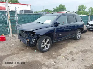 2017 Jeep Compass High Altitude with VIN 1C4NJDEB9HD110568, listed as a IAAI auction lot 42438438 with 114,088 mi miles and . Bid and sale history available at DreamBid. Image 2.