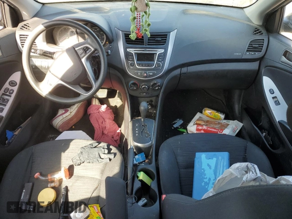 2015 Hyundai Accent GS with VIN KMHCT5AE7FU217859, listed as a Copart auction lot 52044405 with 60,247 mi miles and Salvage Title. Bid and sale history available at carsss.com. Image 8.